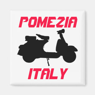 Scooter, Pomezia, Italy Magnet