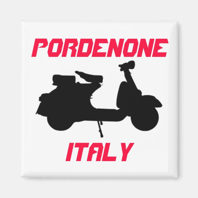Scooter, Pordenone, Italy Magnet (Front)