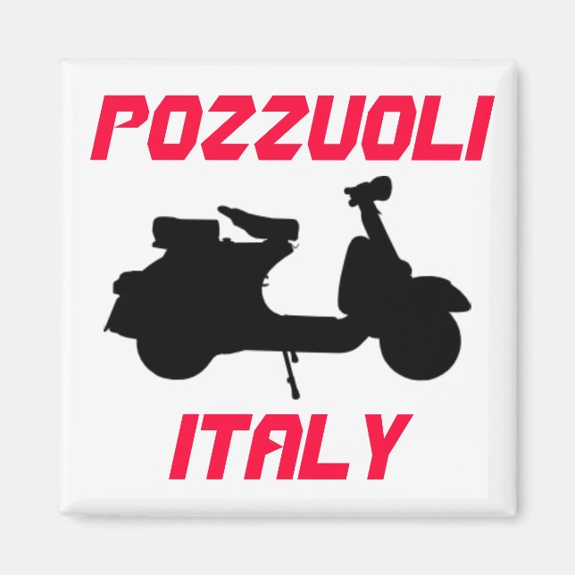 Scooter, Pozzuoli, Italy Magnet (Front)