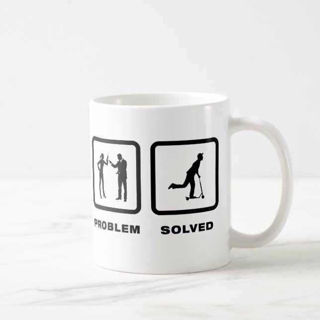 Scooter Rider Coffee Mug (Right)