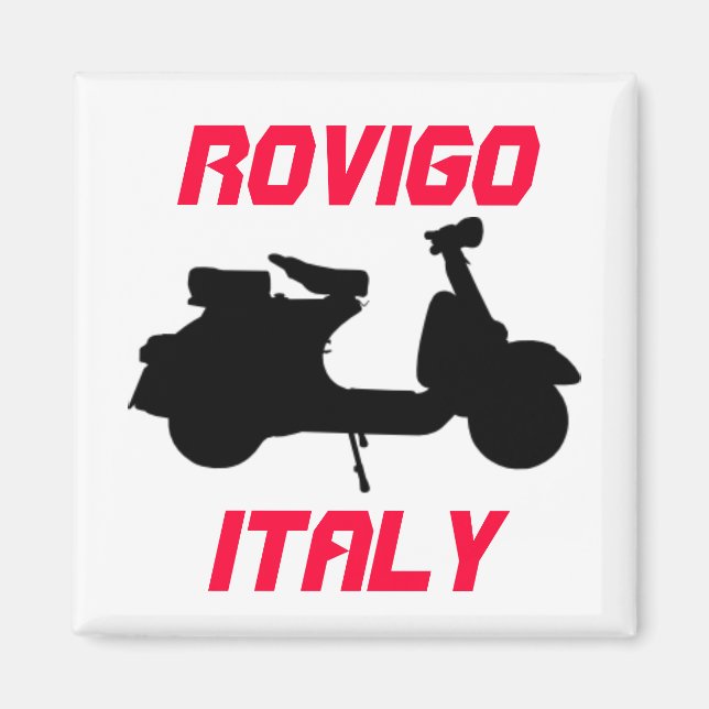 Scooter, Rovigo, Italy Magnet (Front)
