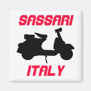 Scooter, Sassari, Italy Magnet
