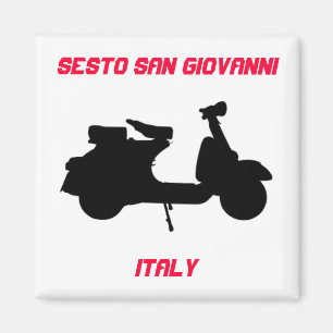 Scooter, Sesto San Giovanni, Italy Magnet