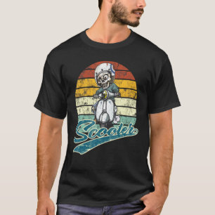 Scooter Skeleton Drives Scooter Men Women T-Shirt
