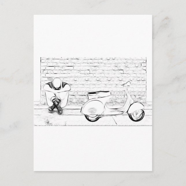 Scooter Skin Postcard (Front)