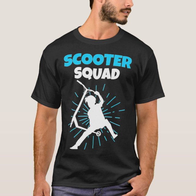 Scooter Squad Scooter african best friends quote s T-Shirt (Front)