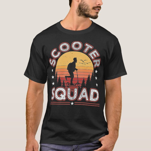 Scooter Squad Stunt Scooter Scootering best friend T-Shirt (Front)