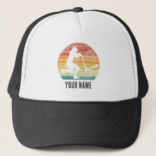 Scooter Vintage Sunset Retro E-Scooter Design Trucker Hat