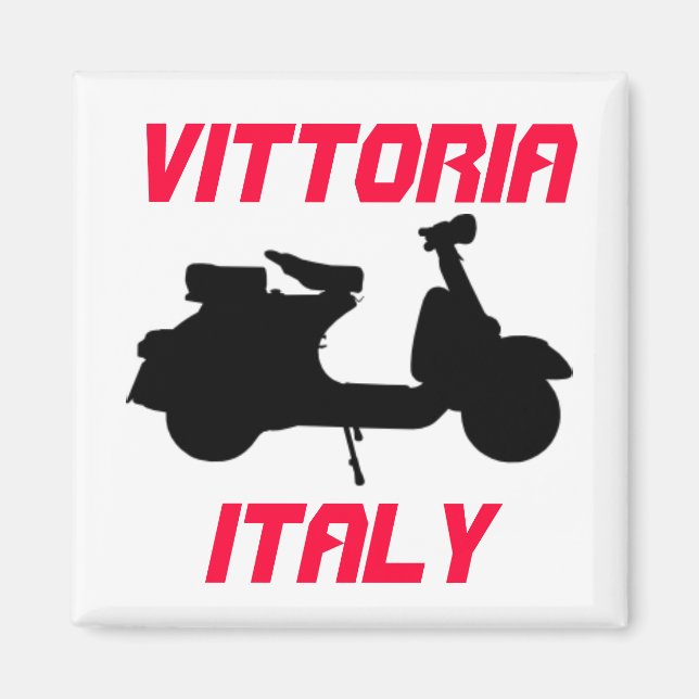 Scooter, Vittoria, Italy Magnet (Front)