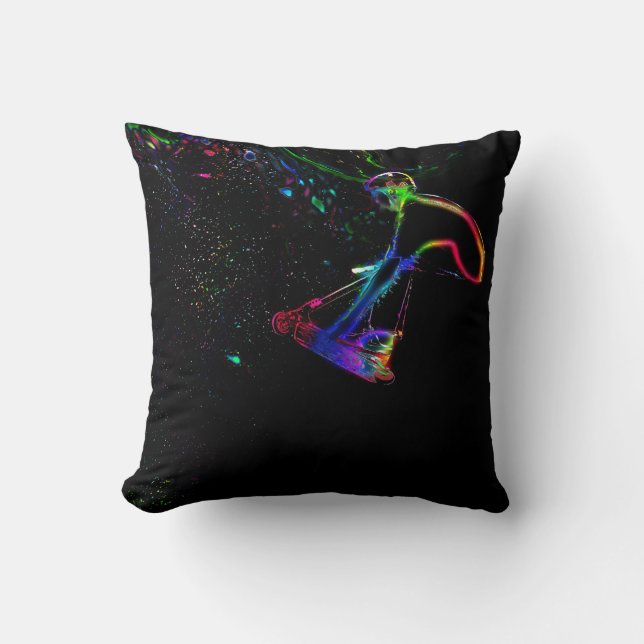 Scootering in Space - Scooter Boy  Cushion (Front)