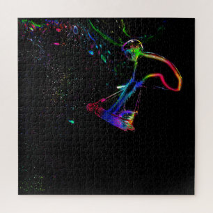 Scootering in Space - Scooter Boy Jigsaw Puzzle