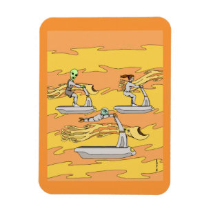 Scootering with the Wind Riders Magnet