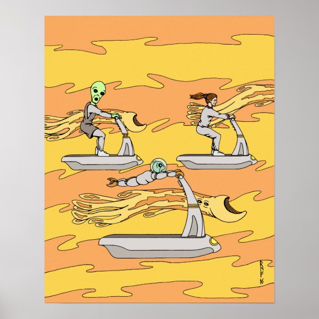 Scootering With the Wind Riders Poster (Front)