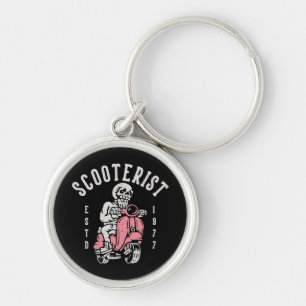 scooterist your tagline here key ring