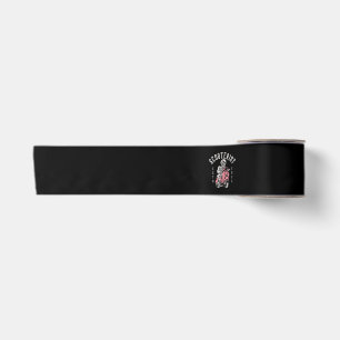 scooterist your tagline here satin ribbon