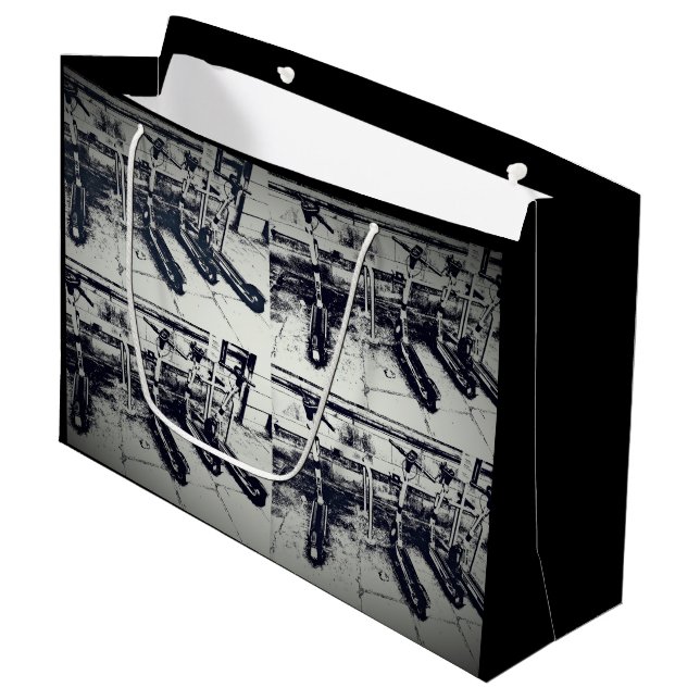 Scooters Large Gift Bag (Front Angled)