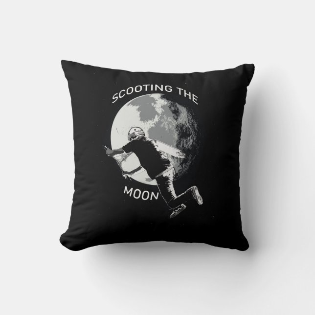 Scooting the Moon - Stunt Scooter Cushion (Front)