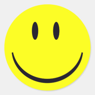 Scope Cap Sticker, Classic Face Round Sticker