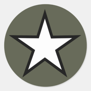 Scope Cap Sticker, Star Classic Round Sticker