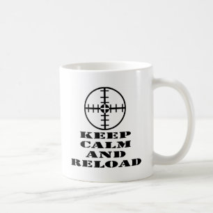 Scope Keep Calm And Reload Coffee Mug