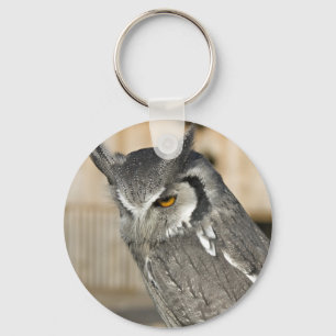 Scops Owl Keychain