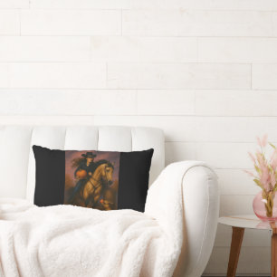 Scorching Fast Barrel Racing Team! Lumbar Cushion