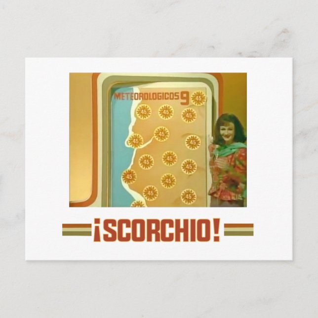 SCORCHIO! Fast Show Postcard (Front)