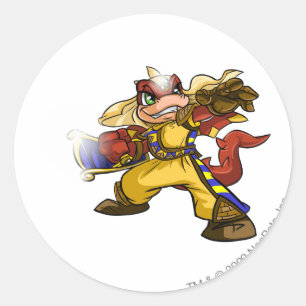 Scorchio Lost Desert Player Classic Round Sticker