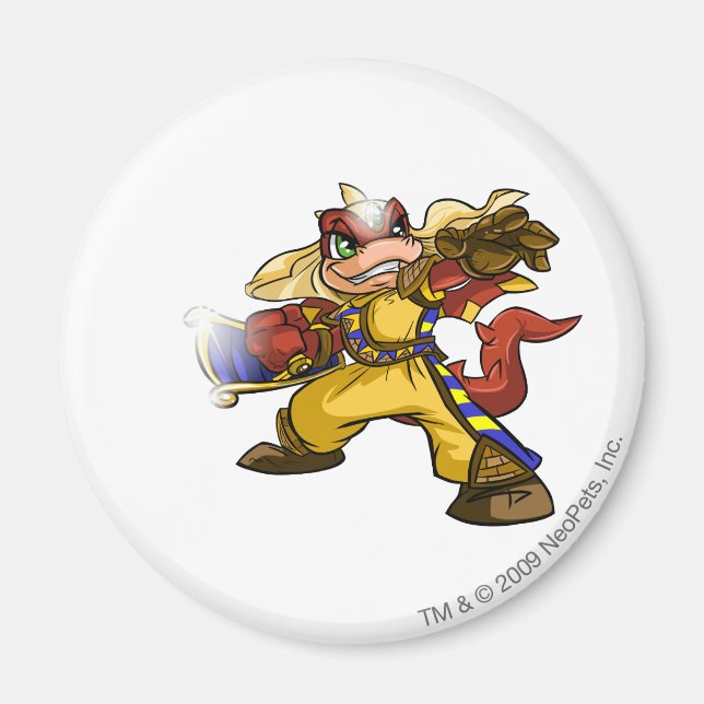 Scorchio Lost Desert Player Magnet (Front)