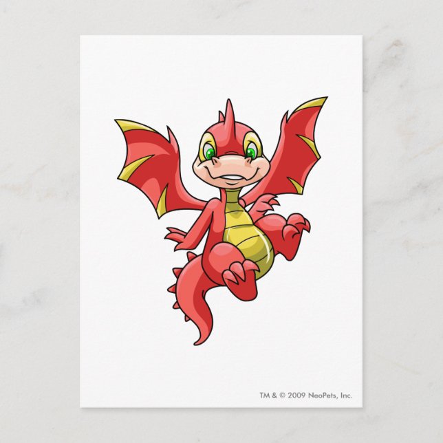 Scorchio Red Postcard (Front)