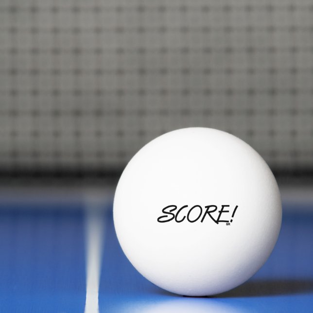 Score 3-star white ping pong ball (Net)