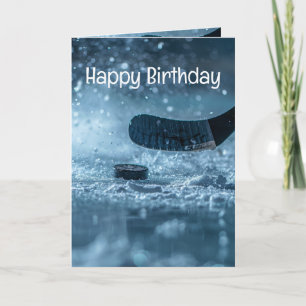 Score Big Birthday  Ice Hockey Sport Card