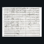 Score for the 3rd Movement of the 5th Symphony Poster<br><div class="desc">Score for the 3rd Movement of the 5th Symphony | by Ludwig van Beethoven | Art Location: Bibliotheque du Conservatoire de Musique, Paris, France | German Artist | Image Collection Number: XIR165895</div>