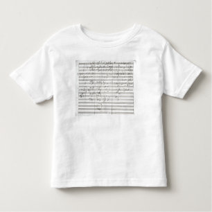 Score for the 3rd Movement of the 5th Symphony Toddler T-Shirt