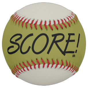 Score khaki and grey softball