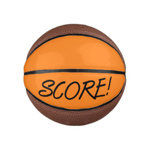 Score orange mini basketball