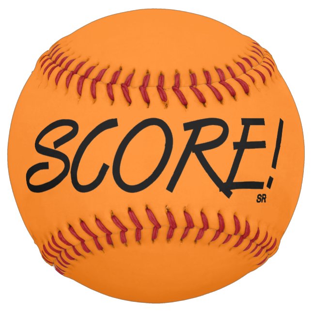 Score orange softball (Front)