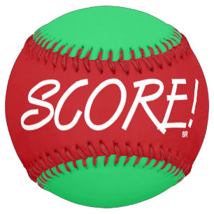 Score red and green softball