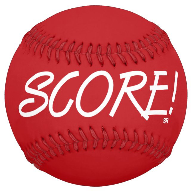 Score red softball (Front)