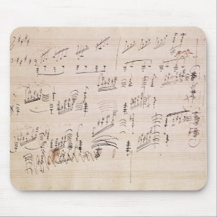 Score sheet of 'Moonlight Sonata' Mouse Pad