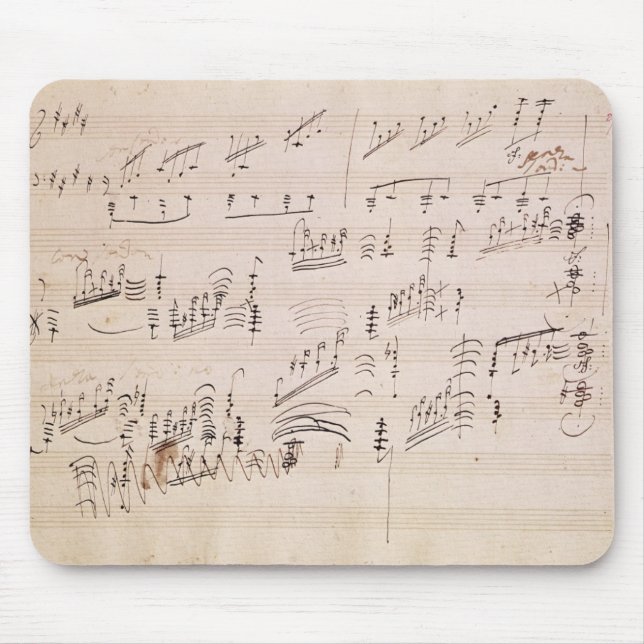 Score sheet of 'Moonlight Sonata' Mouse Pad (Front)