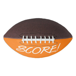Score white and orange football