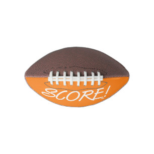 Score white and orange mini football