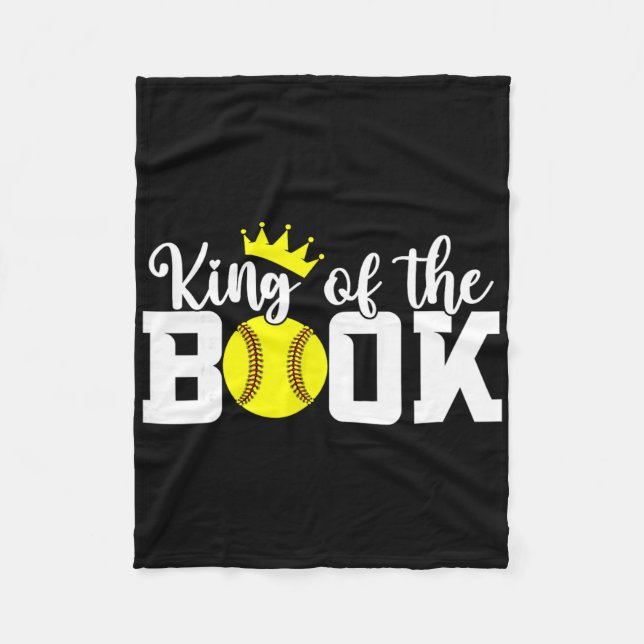 Scorekeeper Softll Team Scorebook King  Fleece Blanket (Front)