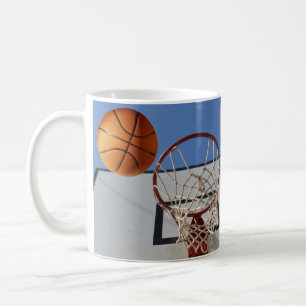 Scoring Points At Basketball, Coffee Mug