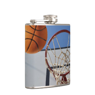 Scoring Points At Basketball, Hip Flask