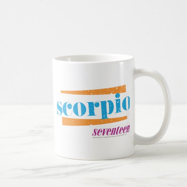 Scorpio Aqua Coffee Mug (Right)