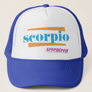 Scorpio Aqua Trucker Hat