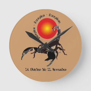 Scorpio - asterisk clock