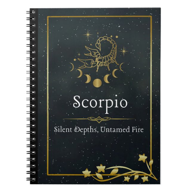 Scorpio - Astrology Journal for Scorpio Lovers (Front)